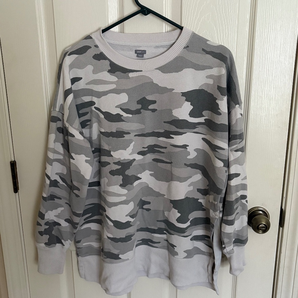 Aerie sweater camo